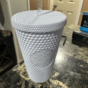 Starbucks brand new 16 ounce tumblers Textured White Tumbler